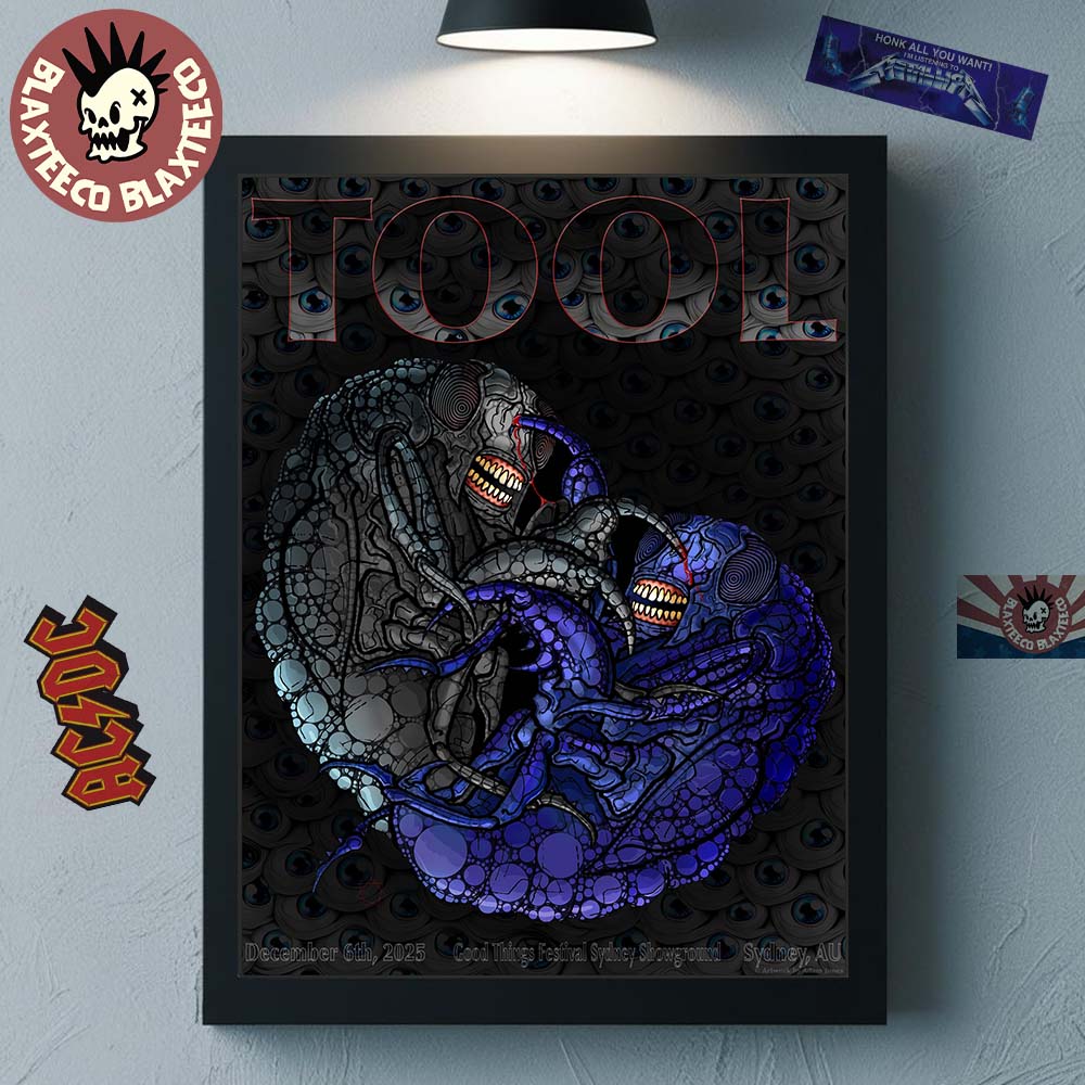 Tool Sydney Australia 2025 Event Poster At Good Things Festival Sydney Showground On December 6 2025 Home Decor Poster Canvas