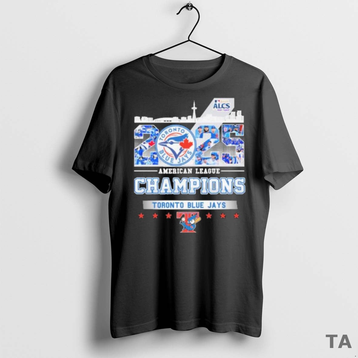 Top 2025 American League Champions Toronto Blue Jays Skyline T Shirt Sweater
