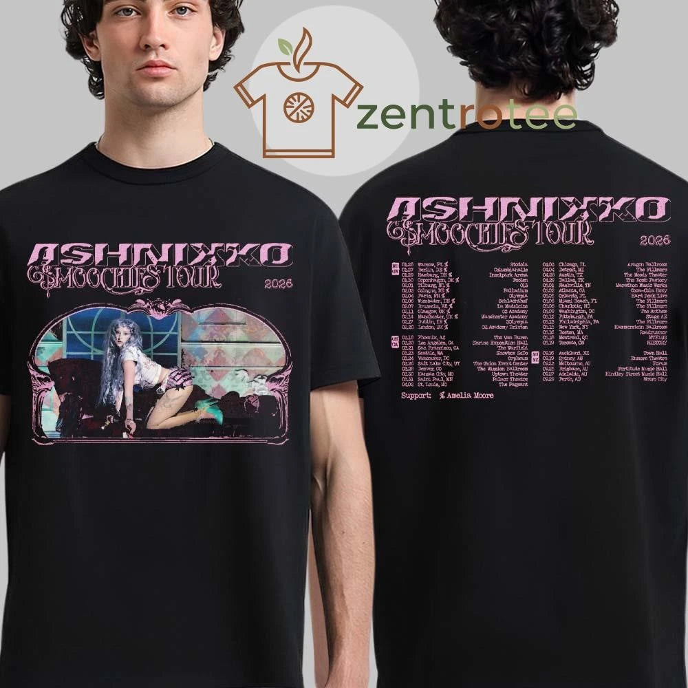 Top Ashnikko Smoochies Tour 2026 World Tour Schedule Dates tee