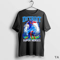 Top Detroit Lions Super Heroes Signature T Shirt Sweater