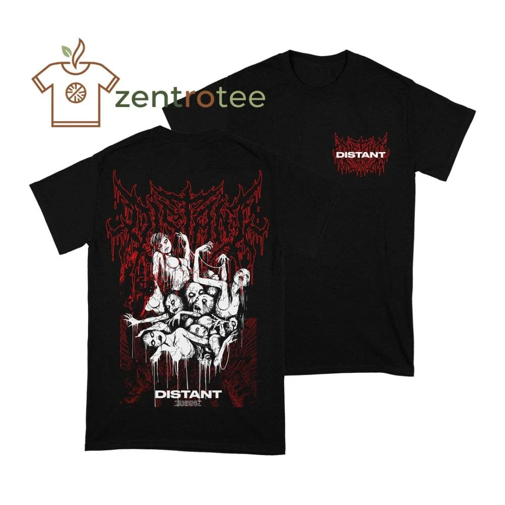 Top Distant Merch Store horror tee