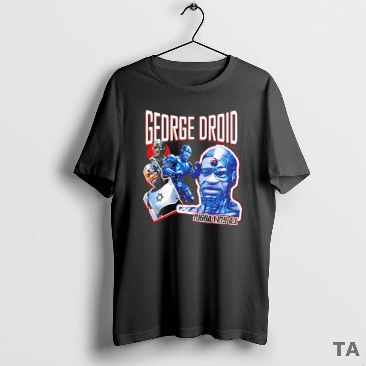 Top Georgia Floyd George Droid Migga Link Ai T Shirt Sweater