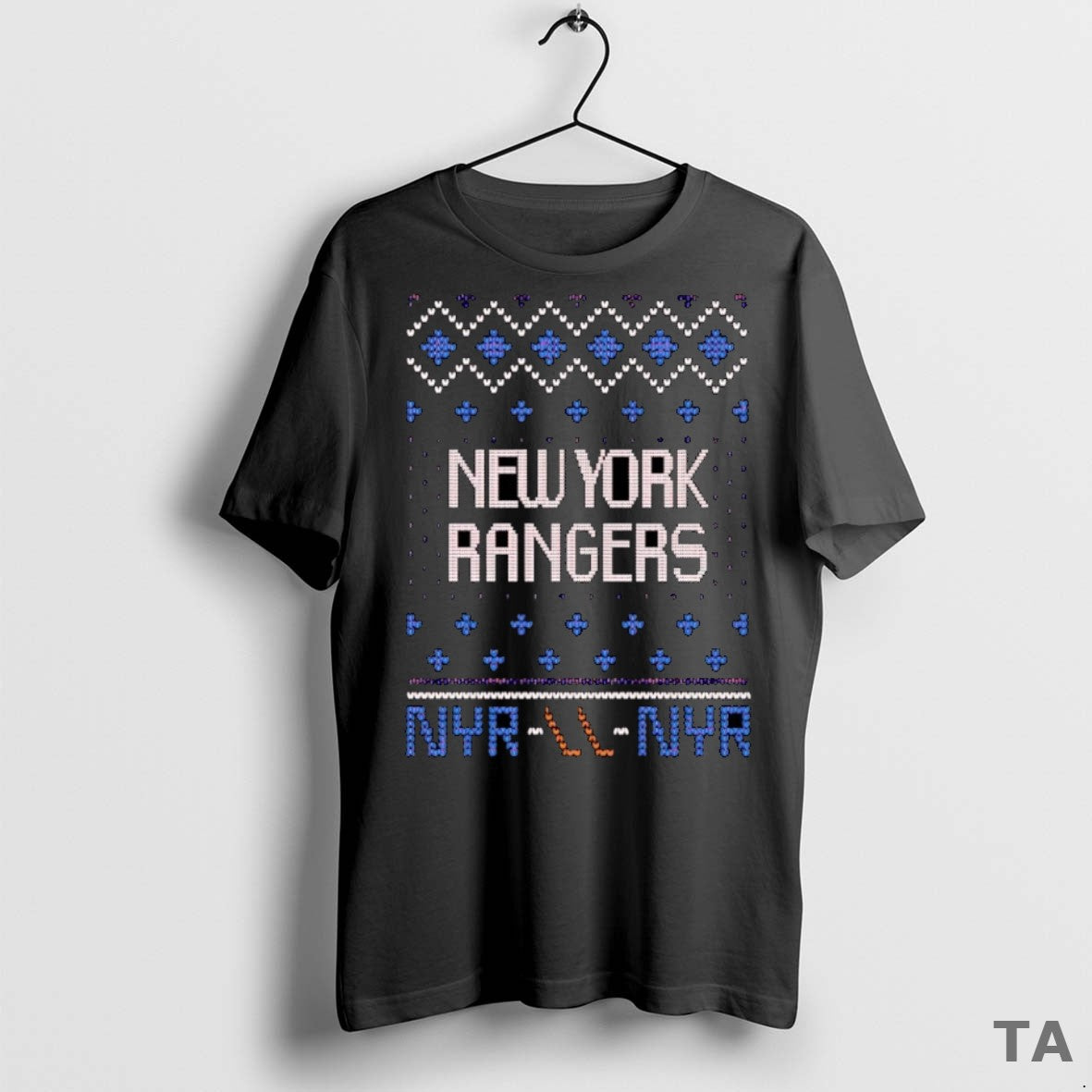 Top New York Rangers Hockey Nyr Nyr Ugly Christmas 2025 T Shirt Sweater