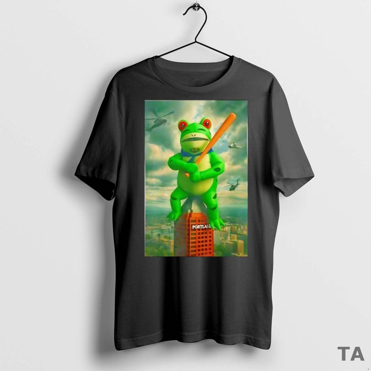 Top Portland Frog Hero Anti Ice Frog T Shirt Sweater