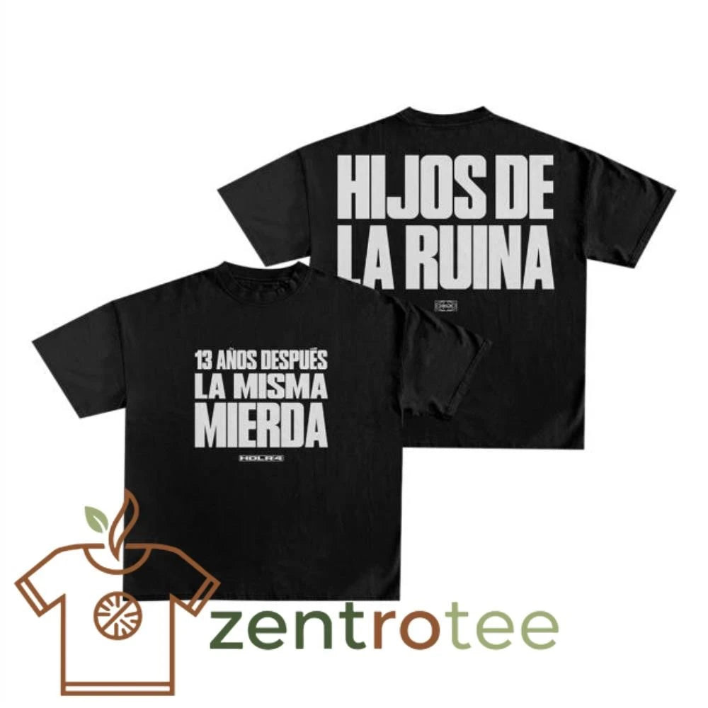 Top Recycled J Merch Store Camiseta Hdlr4 13 Anos Despues tee