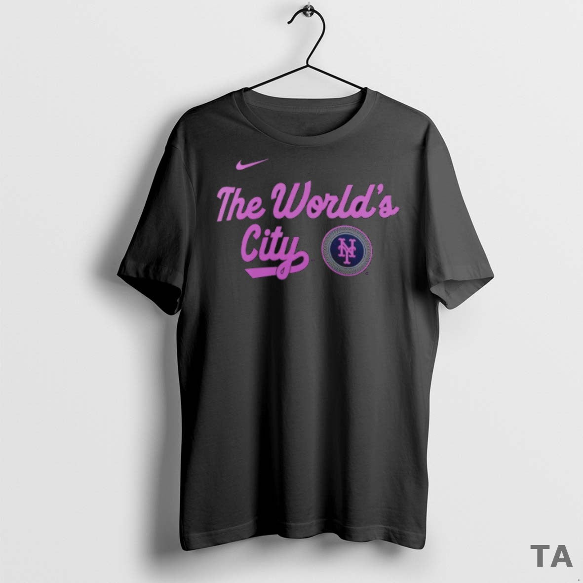 Top The Worlds City New York Mets City Connect T Shirt Sweater