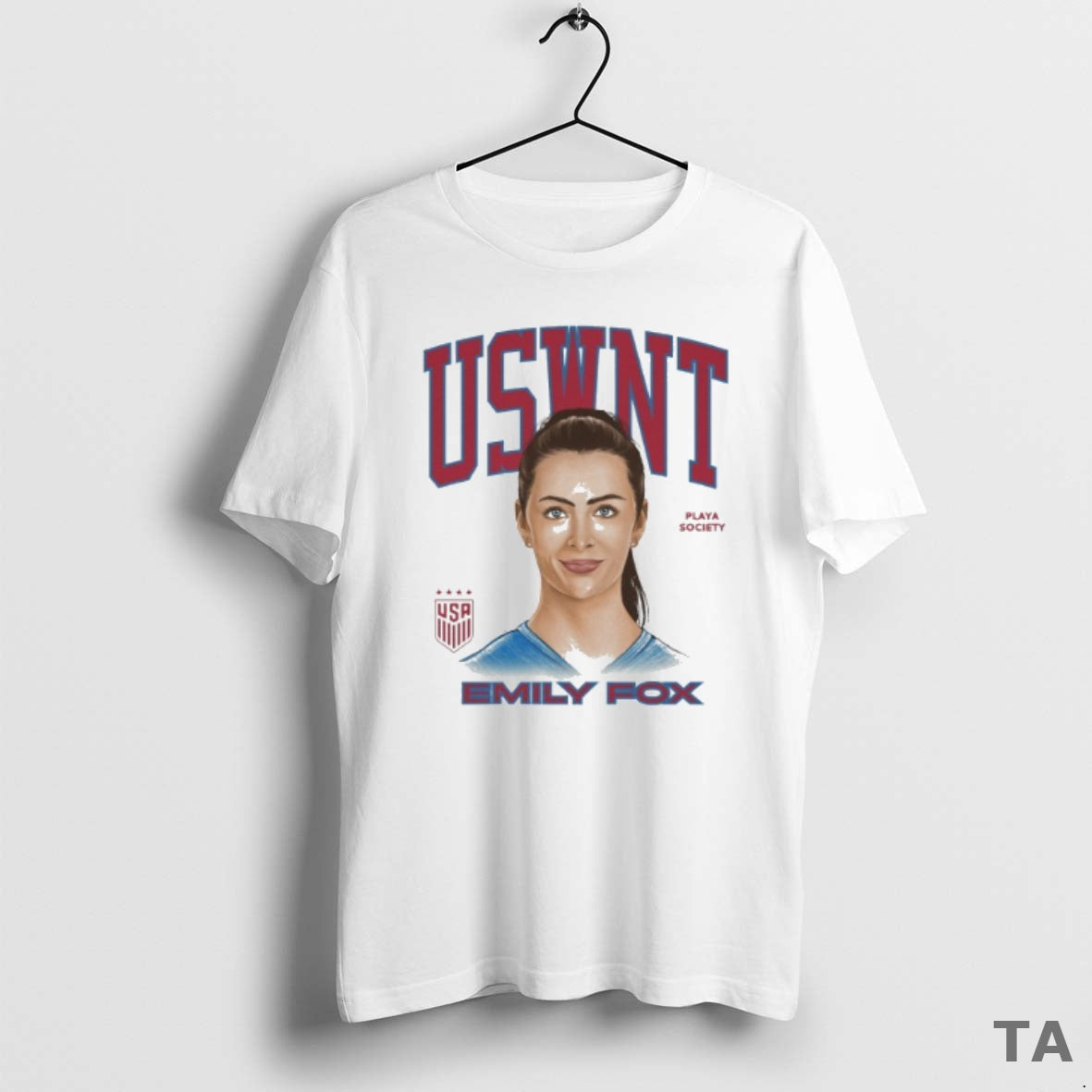 Top Uswnt Emily Fox Player T Shirt Sweater