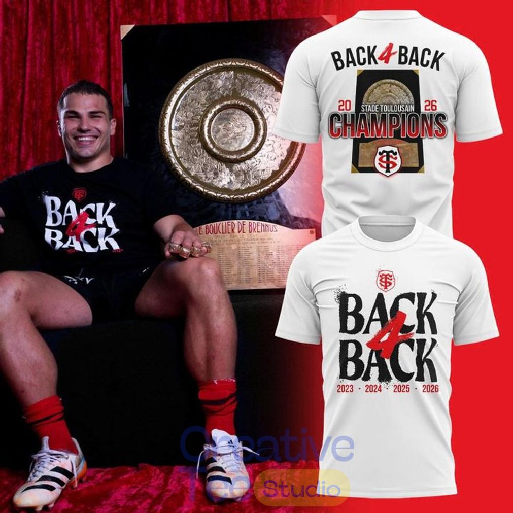Toulouse Rugby 2026 Top 14 Champions T-Shirt – Brennus Shield Winners
