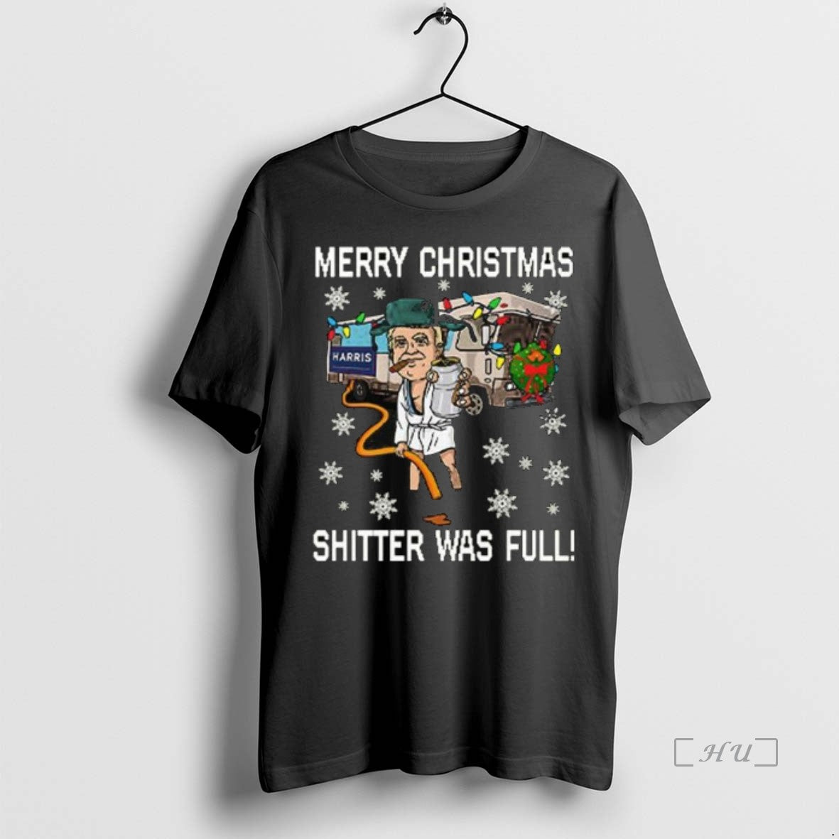 Trending Merry Christmas Shitter Was Full Christmas 2025 Long Sleve T Shirt Sweater