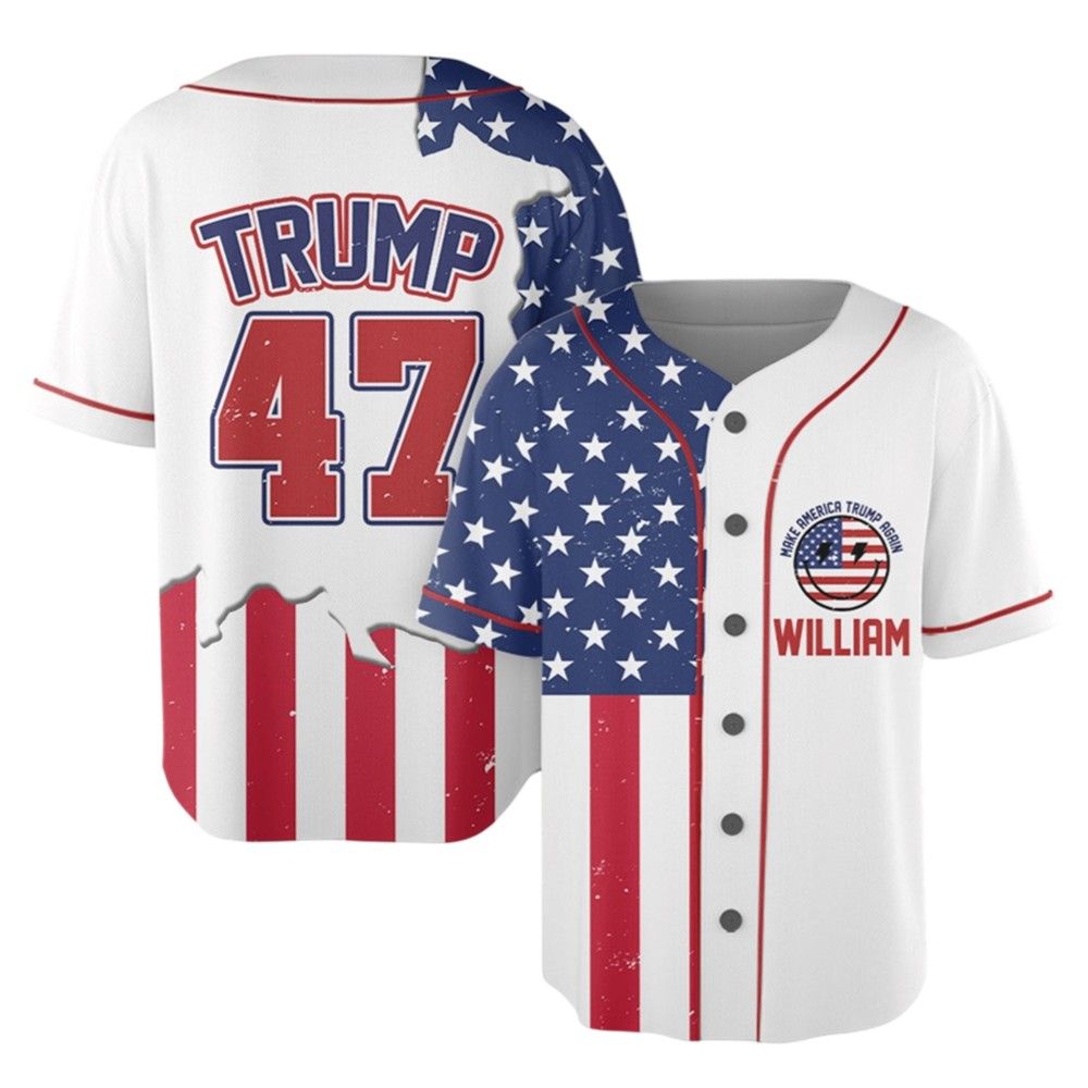 Trump 47 Make America Trump Again William Jersey - Grishko.com