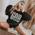 Trust God Checkered Black T-Shirts