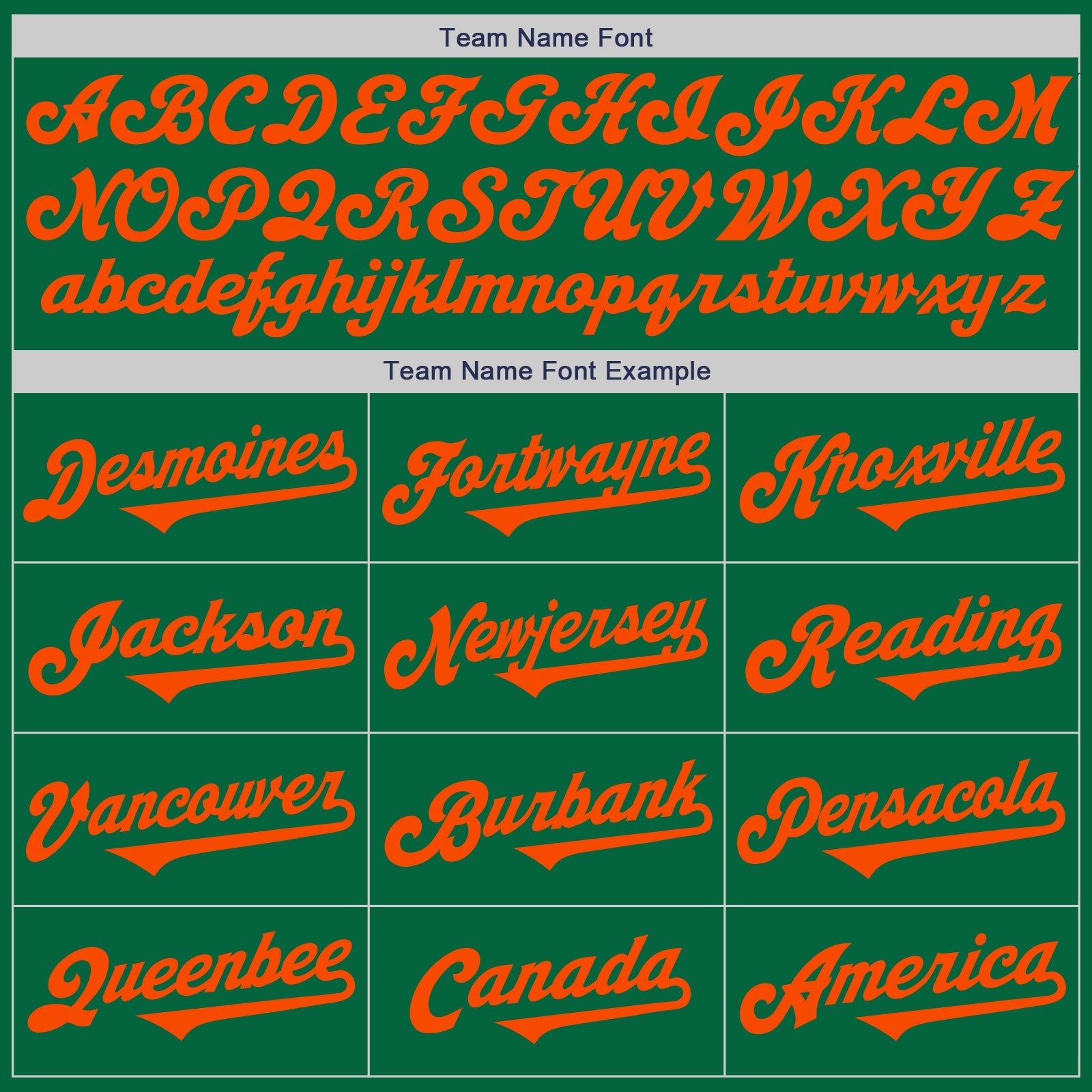 Custom Kelly Green Orange Authentic Two Tone Baseball Jersey