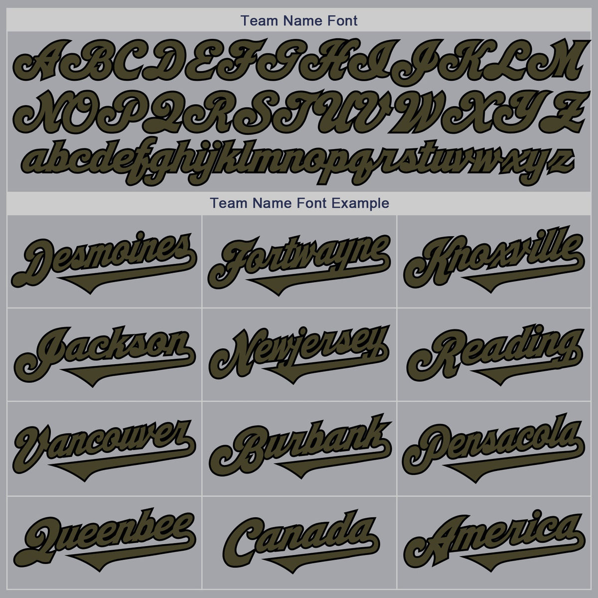 Custom Gray Olive-Black Authentic Two Tone Baseball Jersey