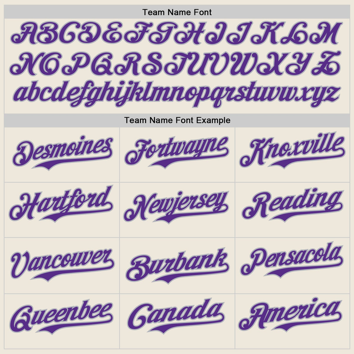 Custom Cream Purple Pinstripe Gray Authentic Two Tone Baseball Jersey