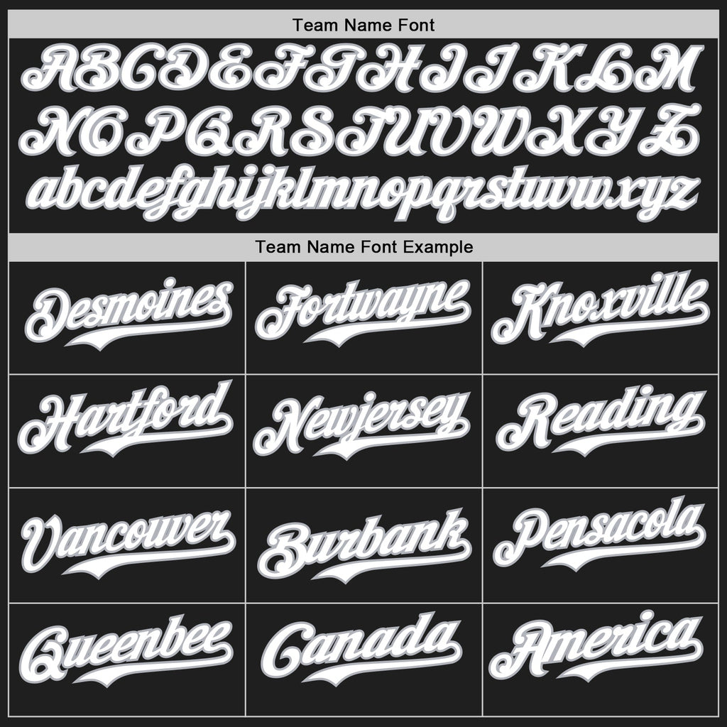 Custom Black Gray Pinstripe White Authentic Two Tone Baseball Jersey