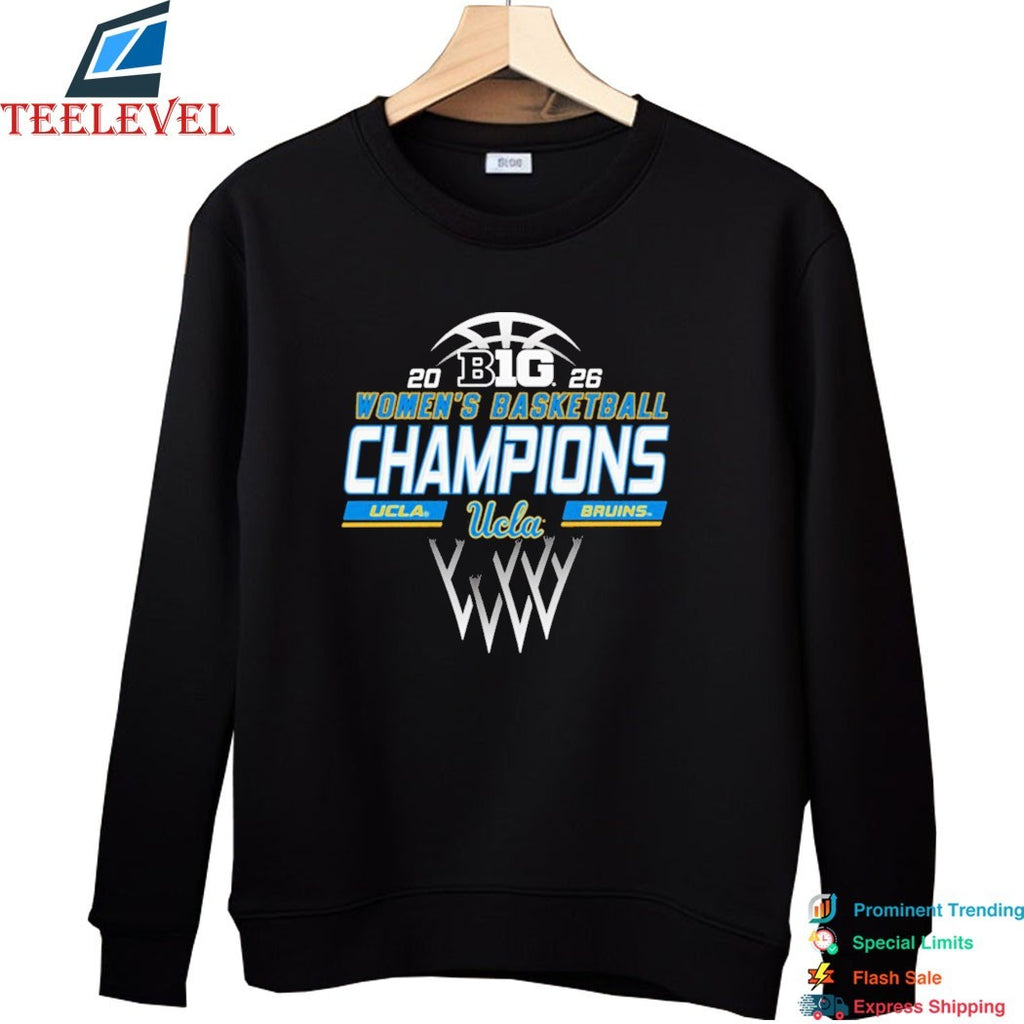 UCLA Bruins Big Ten Women’s Basketball Regular Season Champions 2026 T-Shirt