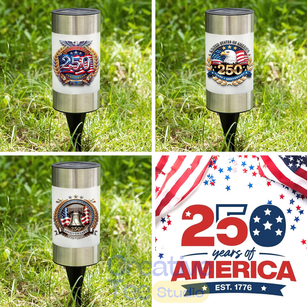 USA 250th Anniversary Premium Waterproof Solar Garden Light