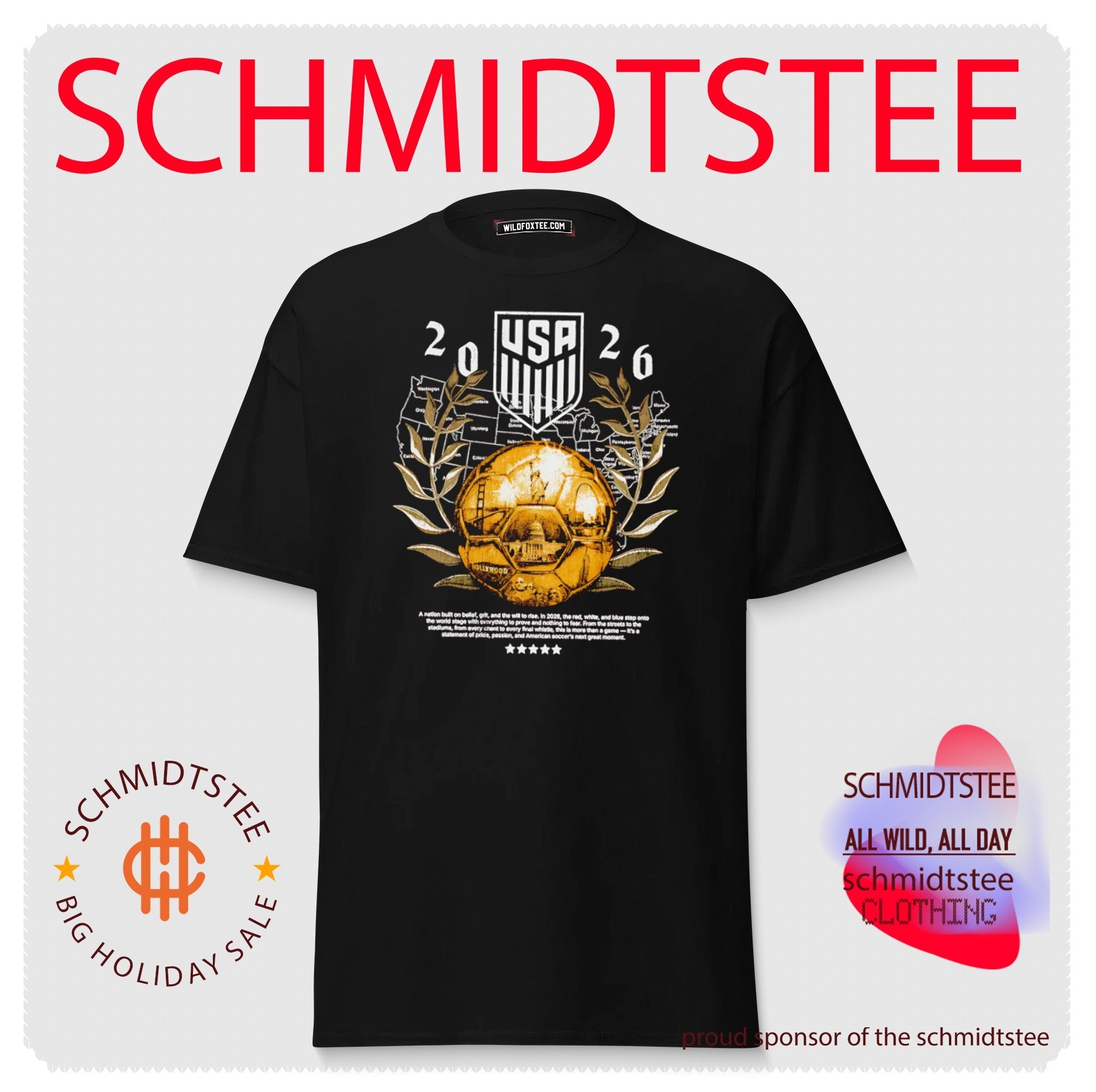 USMNT 2026 World Cup American Soccer Pride shirt