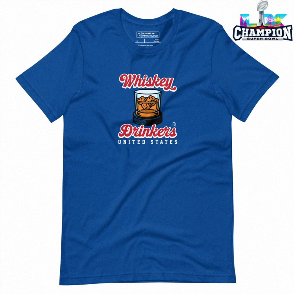 United States USA Hockey Whiskey Drinkers American T-shirts