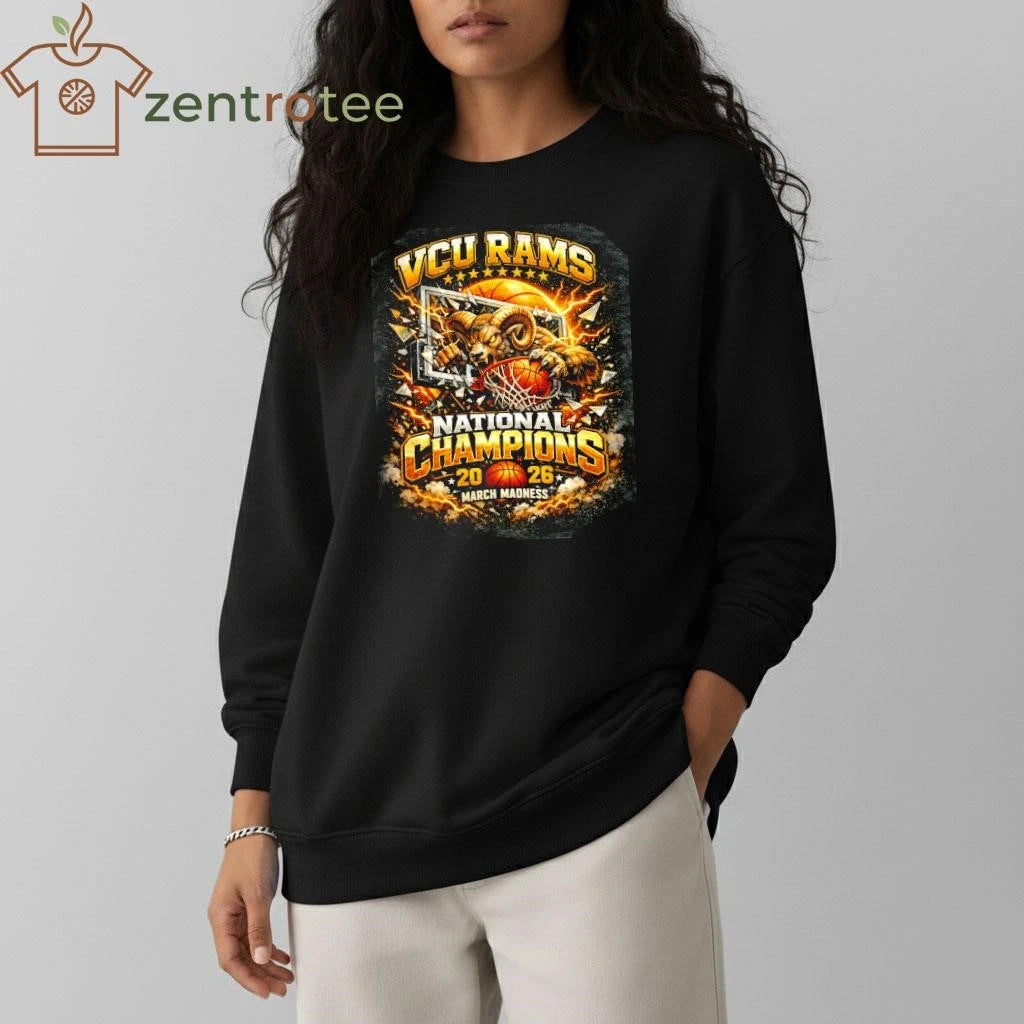 VCU Rams 2026 March Madness National Champions Graphic T-Shirt