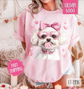 Valentine Bichon Shirt Gildan Cute Plus Sizes T-Shirts