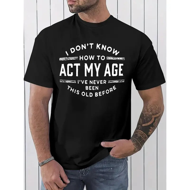 Vibrant Letter Printed Breathable Short Sleeves Classic Crew Neck Relaxed Casual Top Summer Spring Made USA T-Shirts