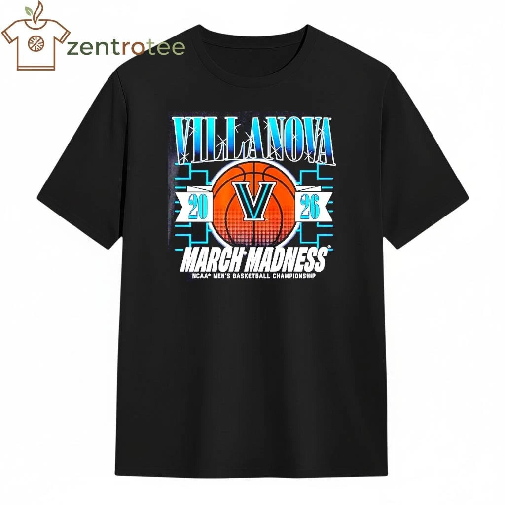 Villanova Wildcats 2026 March Madness NCAA Men’s basketball Championship ball shirt