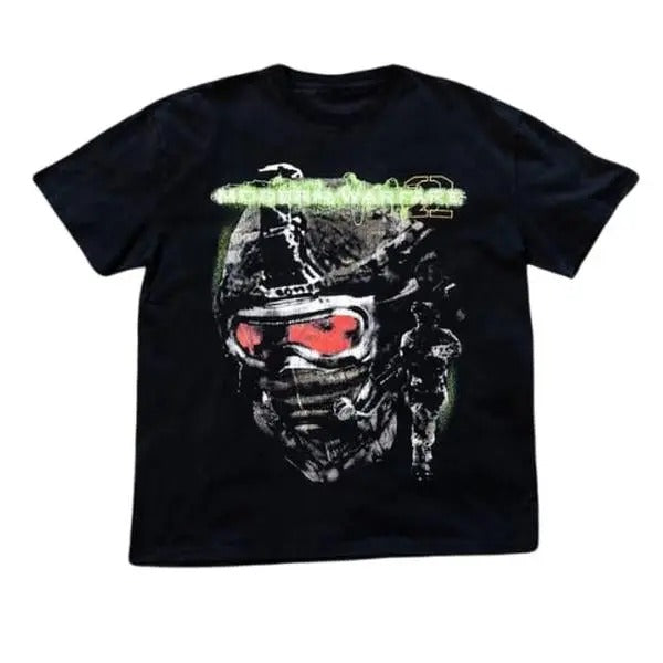 Vintage Call Duty Modern Warfare 2 Vintage Y2K .Png Made Using 100% Us Cotton & Printed USA Menswear Top T-Shirts