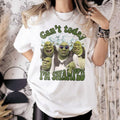 Vintage Can'T Today I'M Swamped Humorous Shrek Inspired Ironic & Sassy Fun Funny Meme T-Shirts