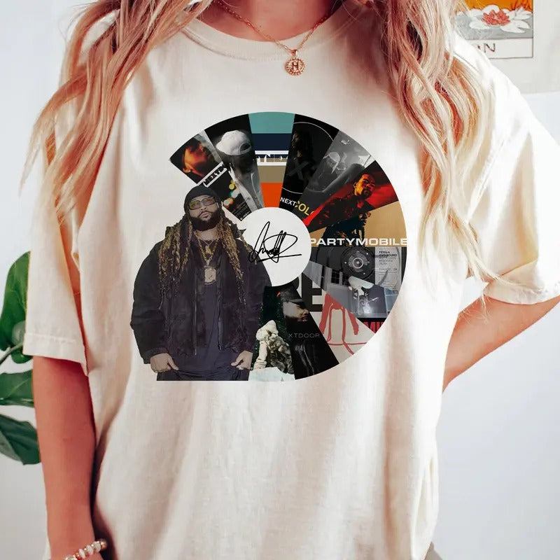 Vintage Partynextdoor Album Circle Some Sexy Songs 4 U $$4U Partynextdoor Fans T-Shirts