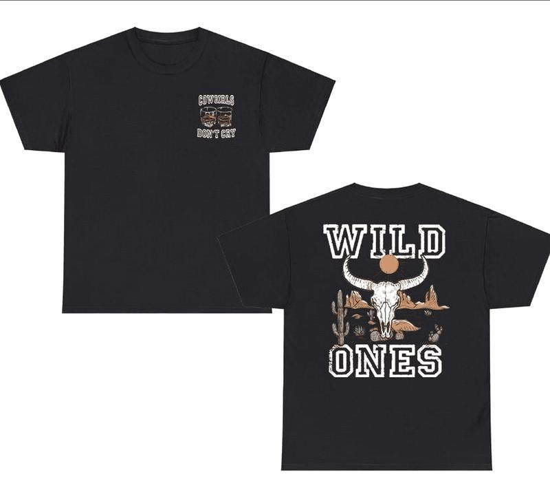 Vintage Wild Ones Shirt Two Sided Whiskey Shirt Country Music Western Shirt T-Shirts