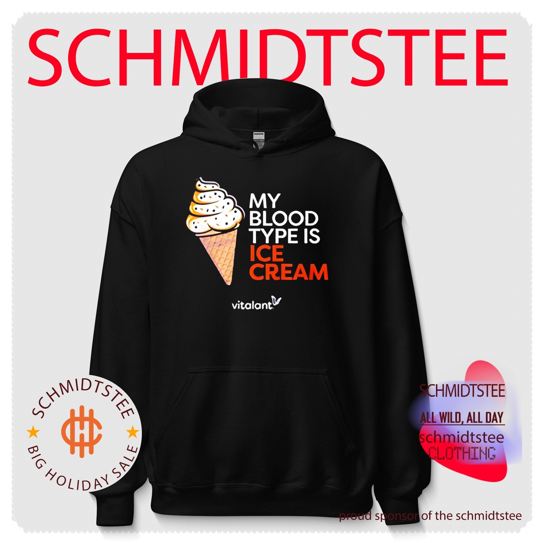 Vitalant My Blood Type Is Ice Cream Shirt