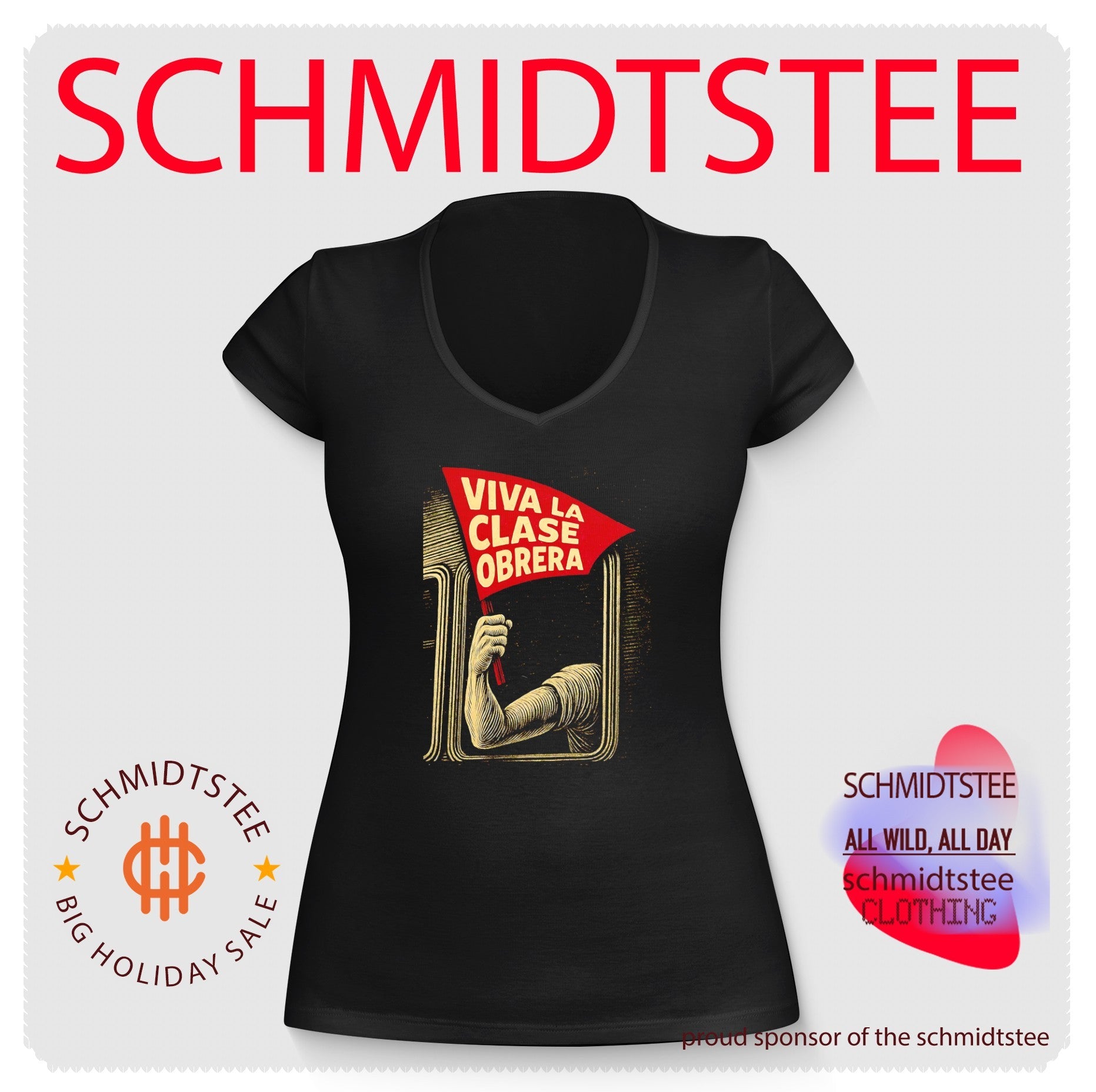 Viva la Clase Obrera working class labor rights shirt