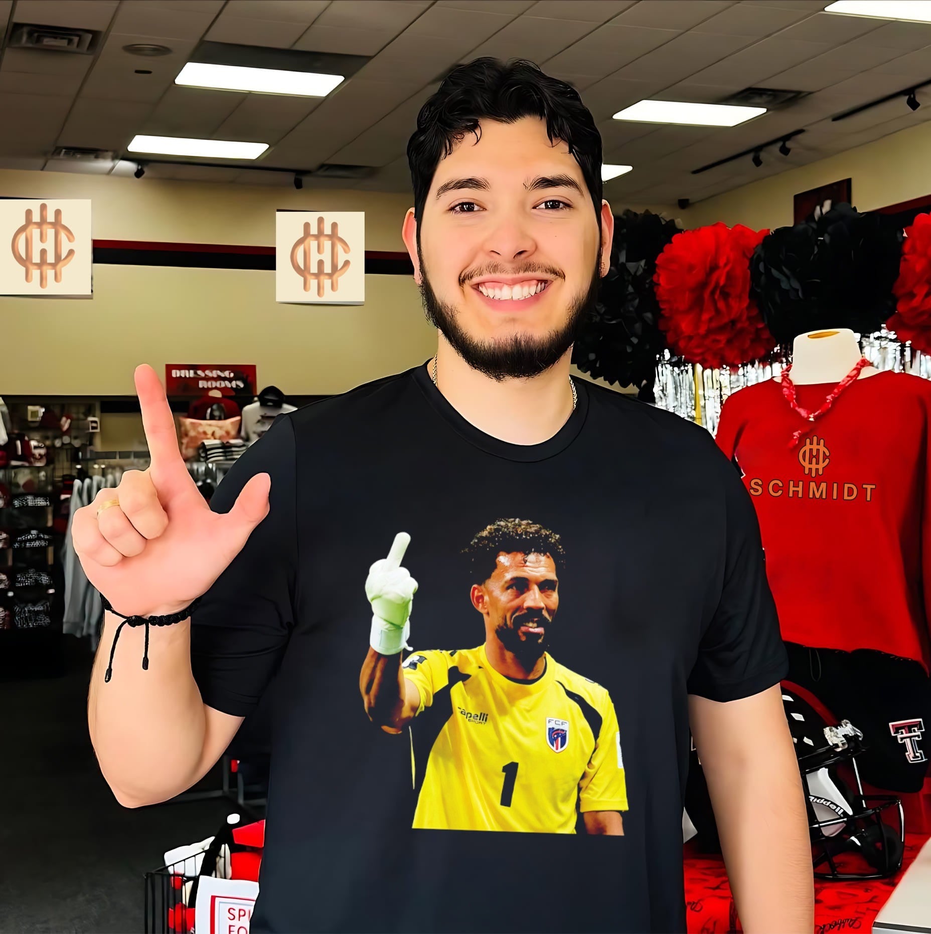 Vozinha Cape Verde National Team Middle Finger 2026 World Cup shirt