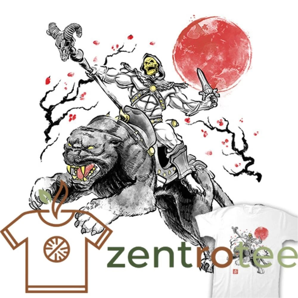 Warlord of Eternian Shadows sumi-e tee