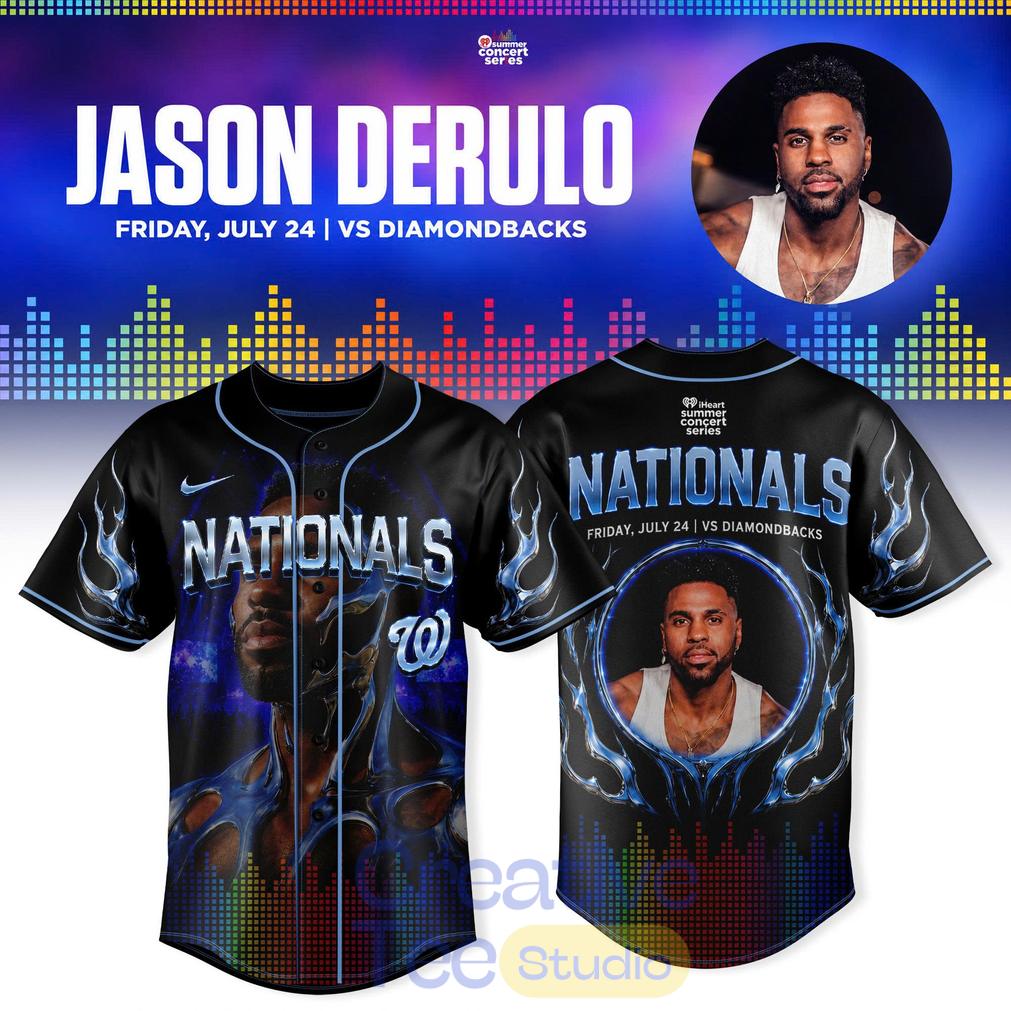 Washington Nationals x Jason Derulo Postgame Summer Concert Series Jersey