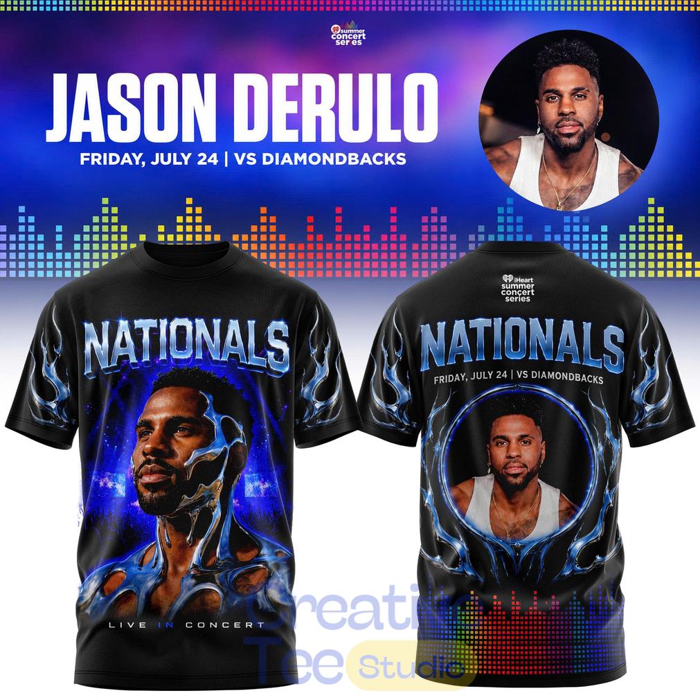 Washington Nationals x Jason Derulo Postgame Summer Concert Series T-Shirt