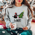 What Cat Funny Black Cat Cat Lover Mother Tree Long Sleeve T-Shirts