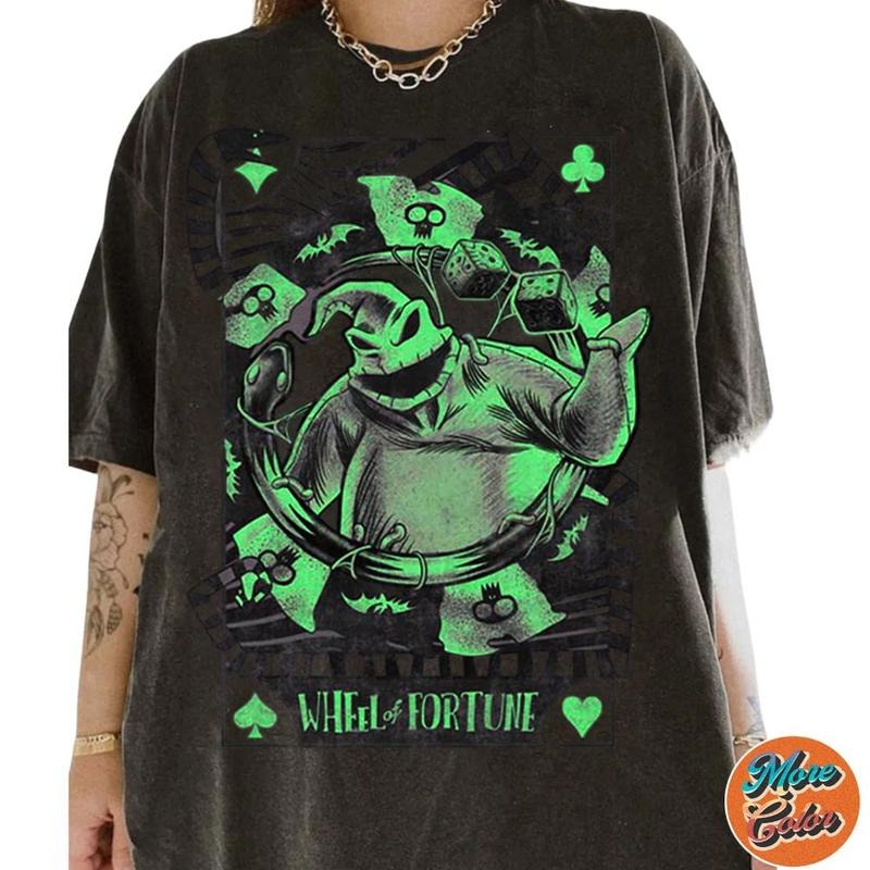 Wheel Fortune Nightmare Before Shirts Cotton Crew Neck Size S 3XL Menswear Top Womenswear Top Underwear Streetwear T-Shirts