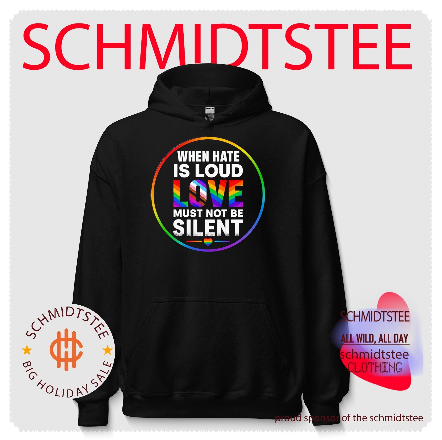 When Hate Is Loud Love Must Not Be Silent shirt