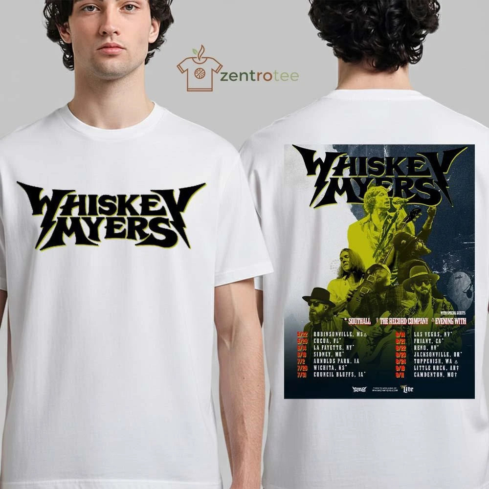 Whiskey Myers Southern Hospitality Tour 2026 North America Summer Schedule Dates tee