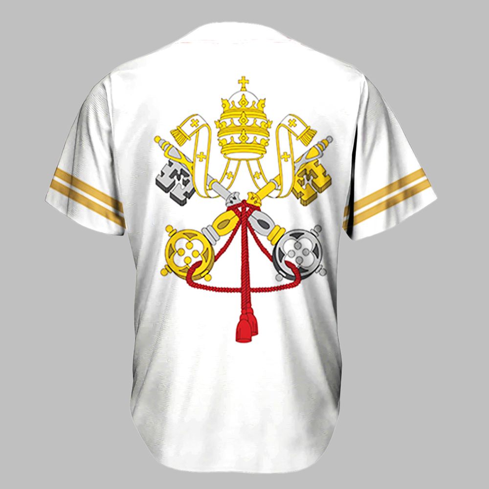 White Sox Pope Leo XIV Baseball Jersey - Grishko.com