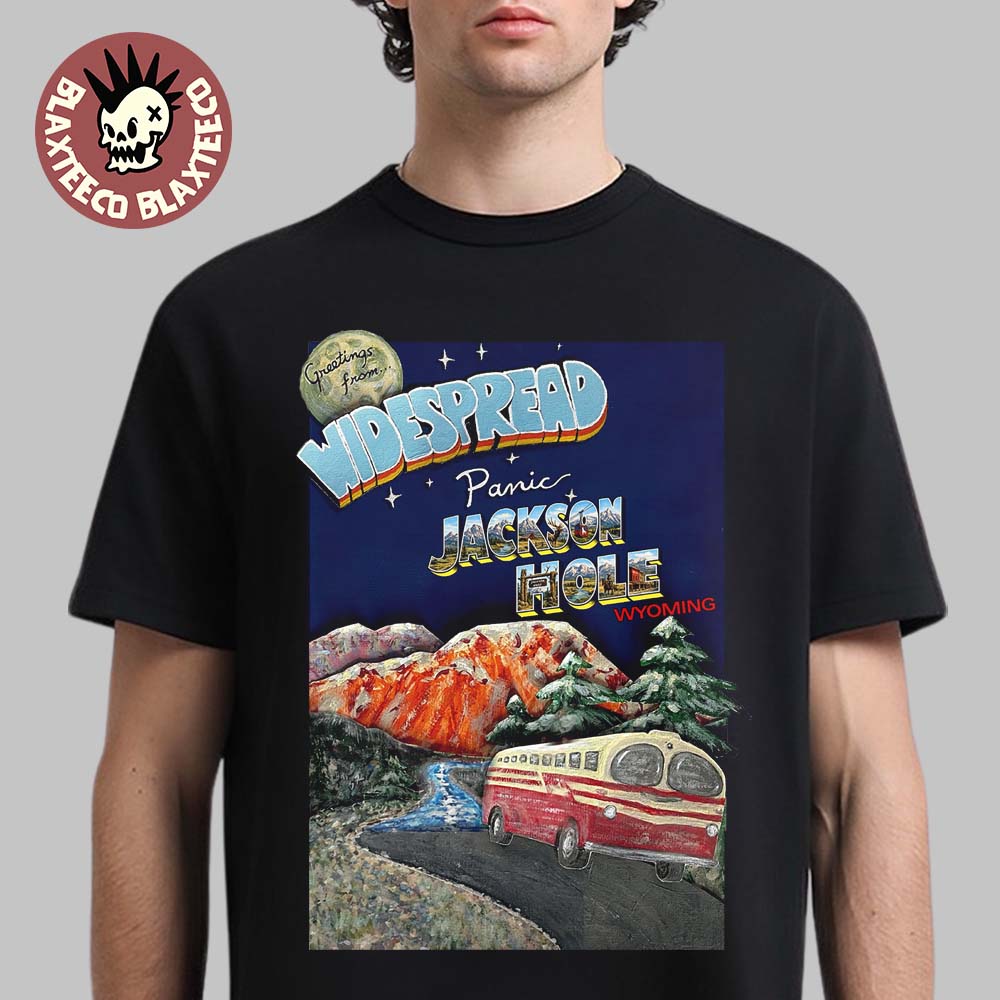 Widespread Panic Live In Jackson Hole Wyoming On July 5 2026 Show Announce T-Shirt
