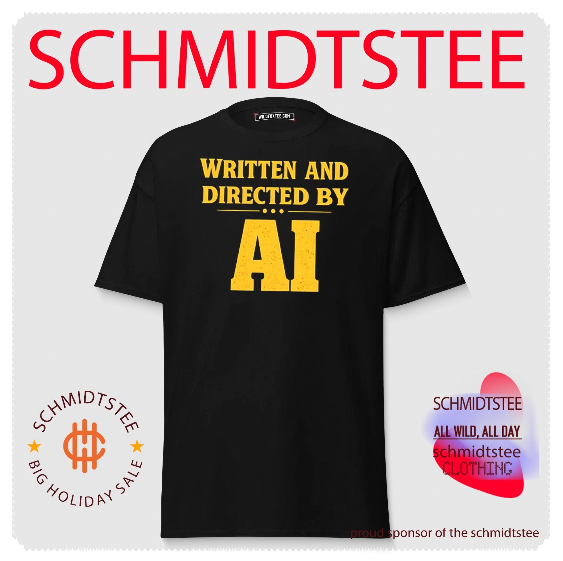 Written and Directed by AI Artificial Intelligence shirt