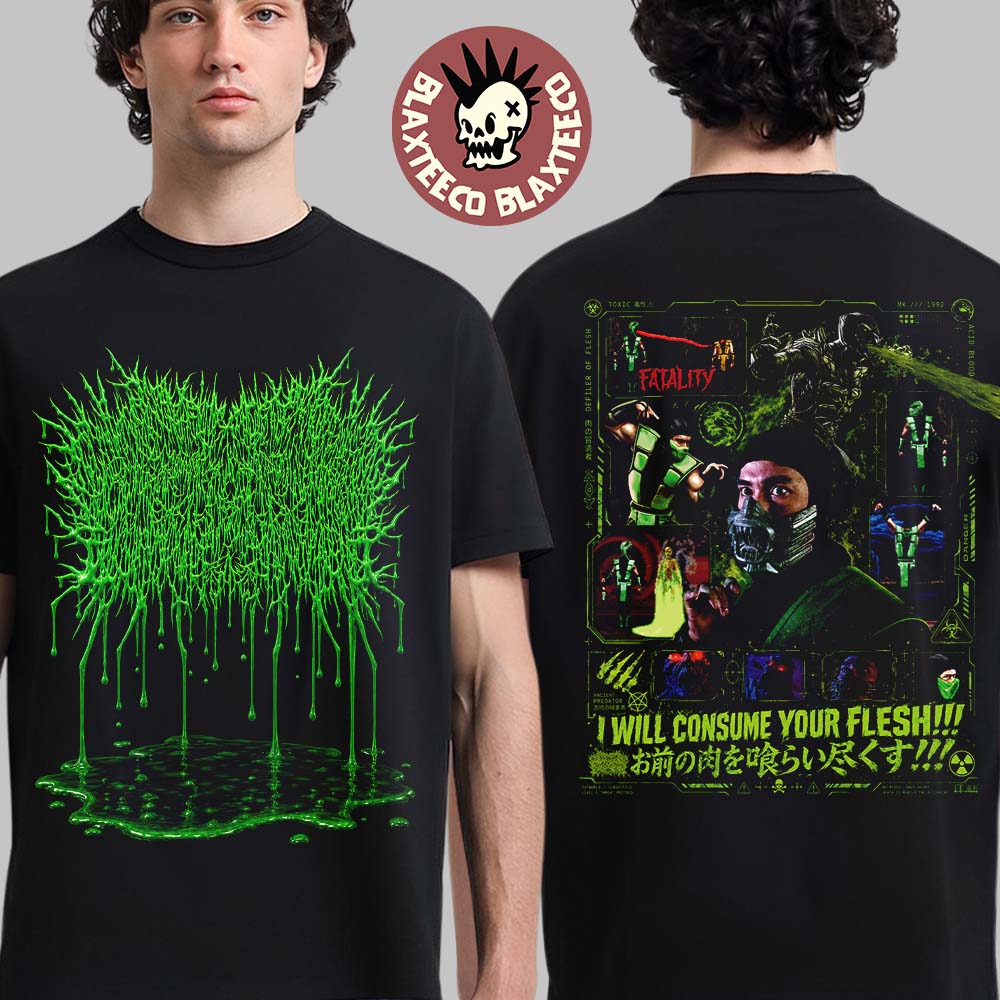 Xavleg X Motal Kombat I Will Consume Your Flesh Two Sided T-Shirt