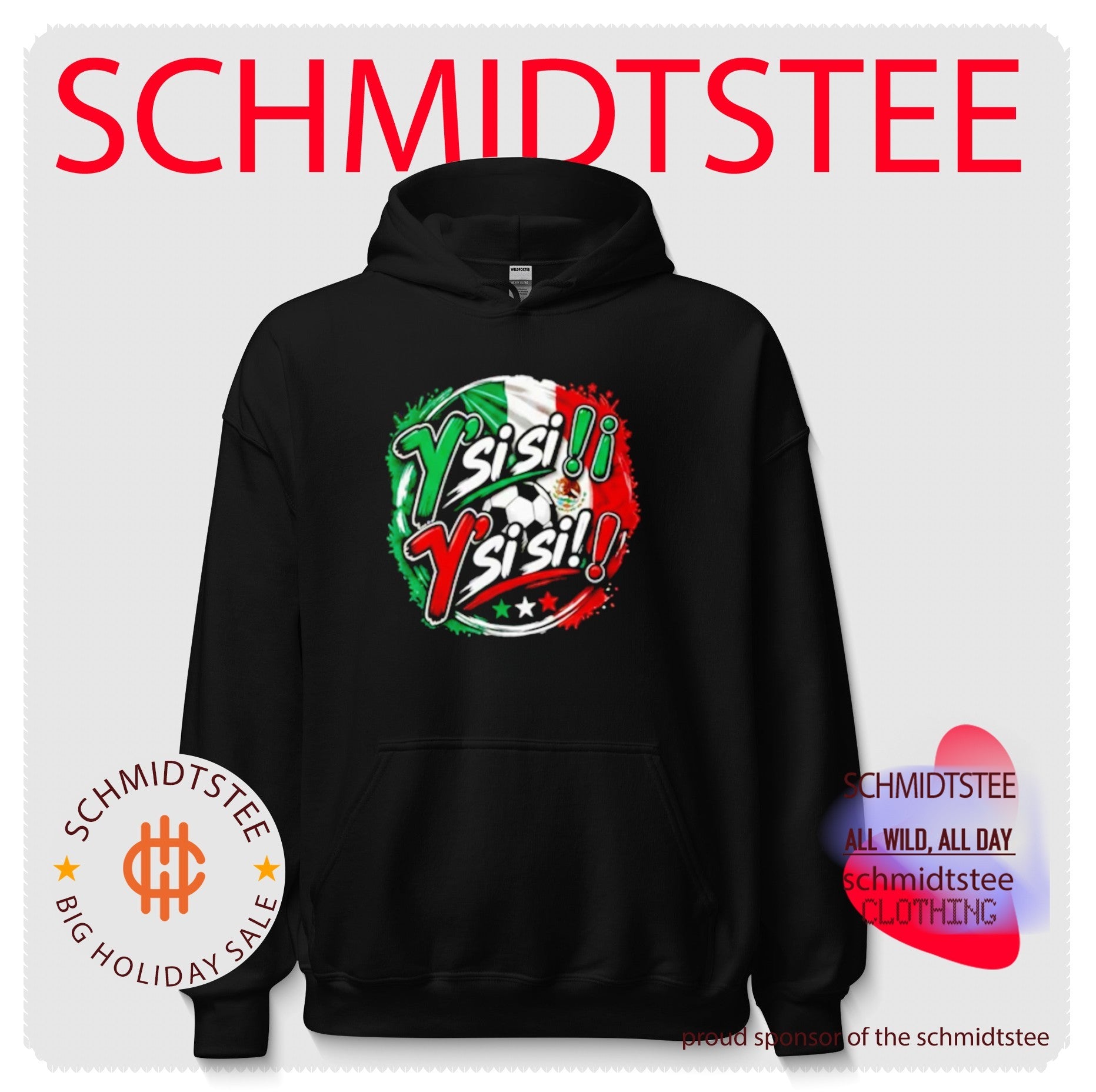 Y’ Si Si Y’ Si Si Mexico flag shirt