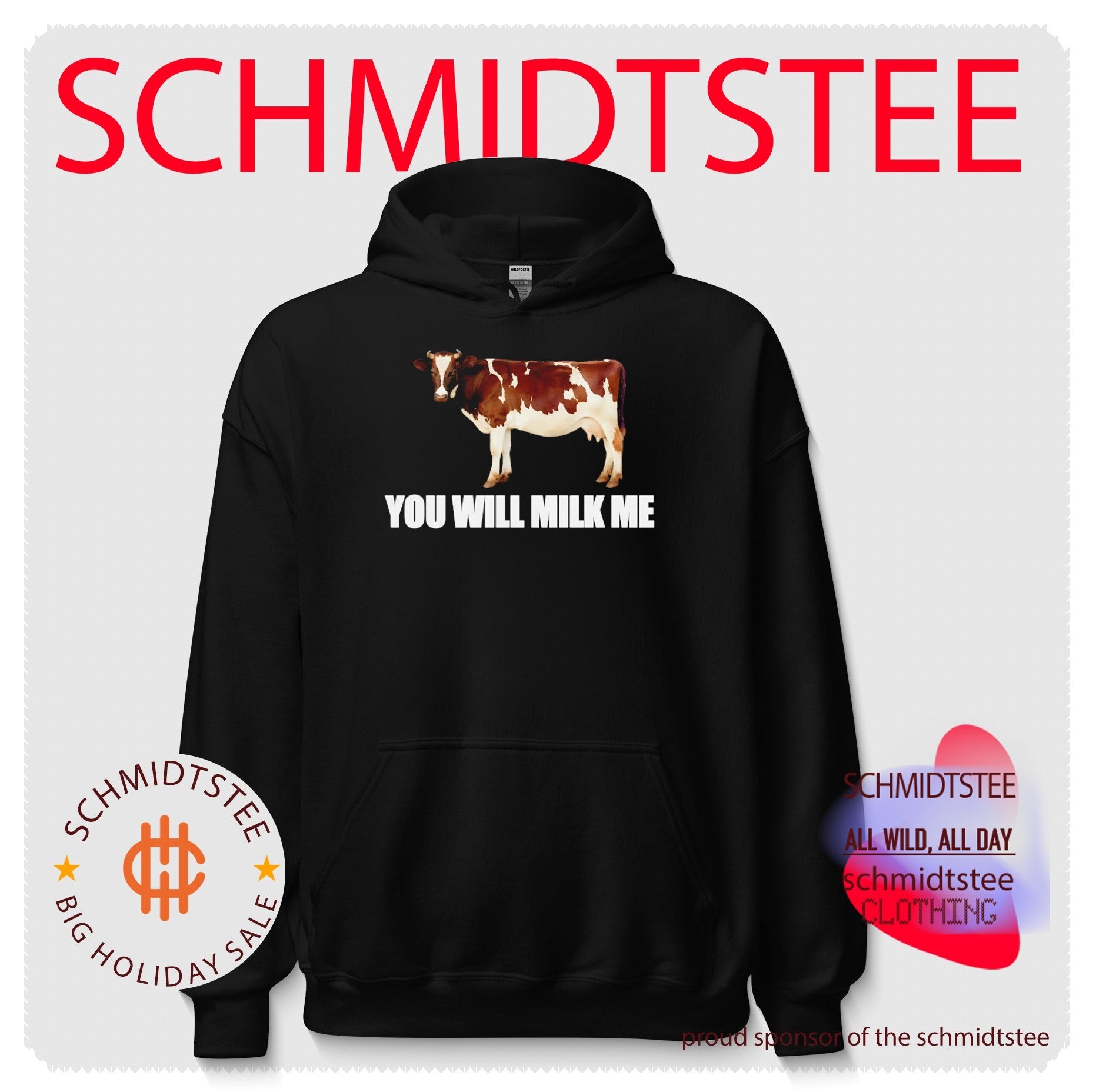 You Will Milk Me Cow dairy farm humor shirt
