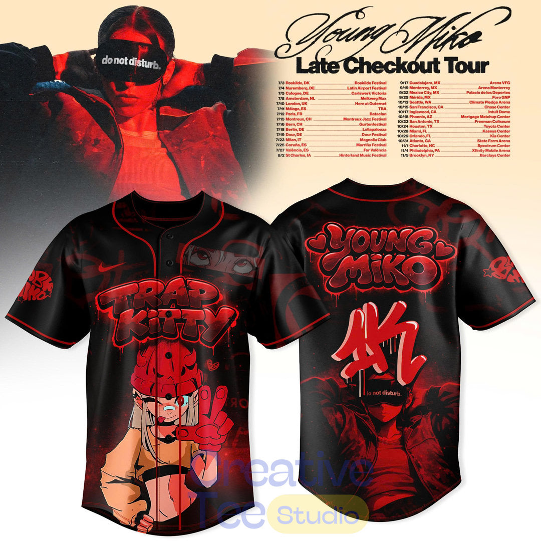 Young Miko Late Checkout Tour 2026 Special Baseball Jersey
