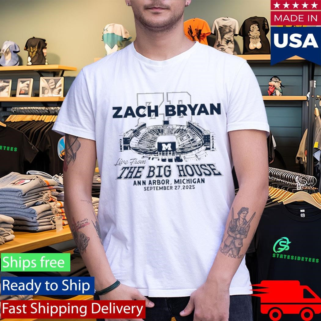 Zach Bryan Zb Go Blue Shirt