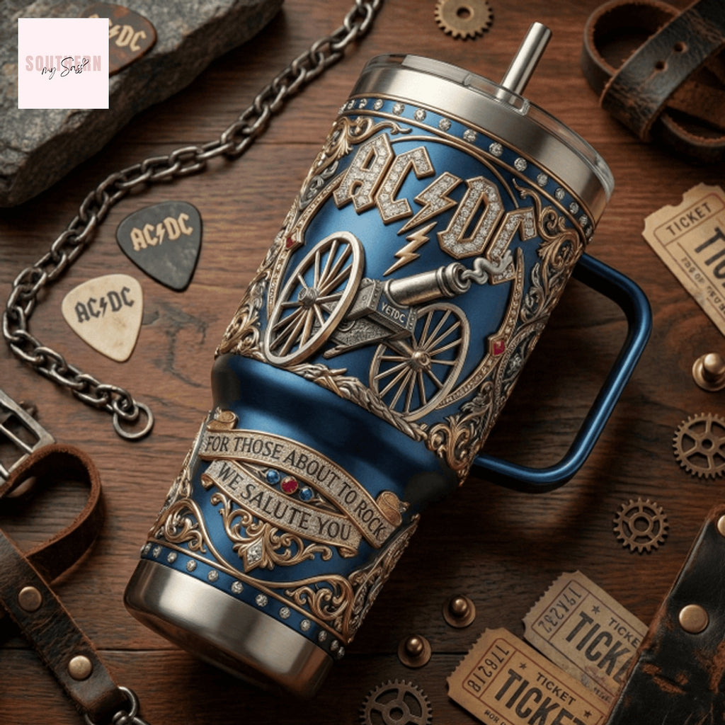 AC DC For Those About To Rock We Salute You Tumbler